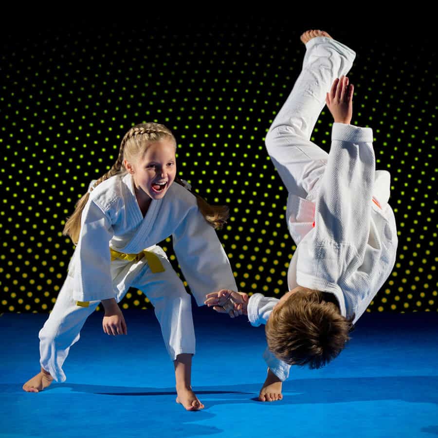 Martial Arts Lessons for Kids in Zephyrhills FL - Judo Toss Kids Girl